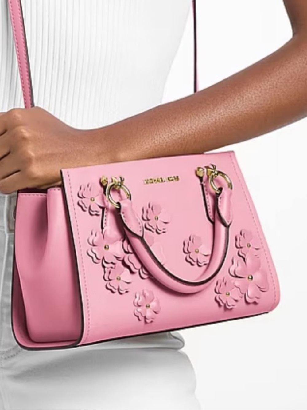 MICHAEL KORS Marilyn Small Floral Satchel
Crossbody and Wallet Set Carnation - Picture 11 of 13